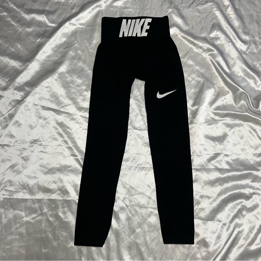 Nike Black and White Athletic Leggings